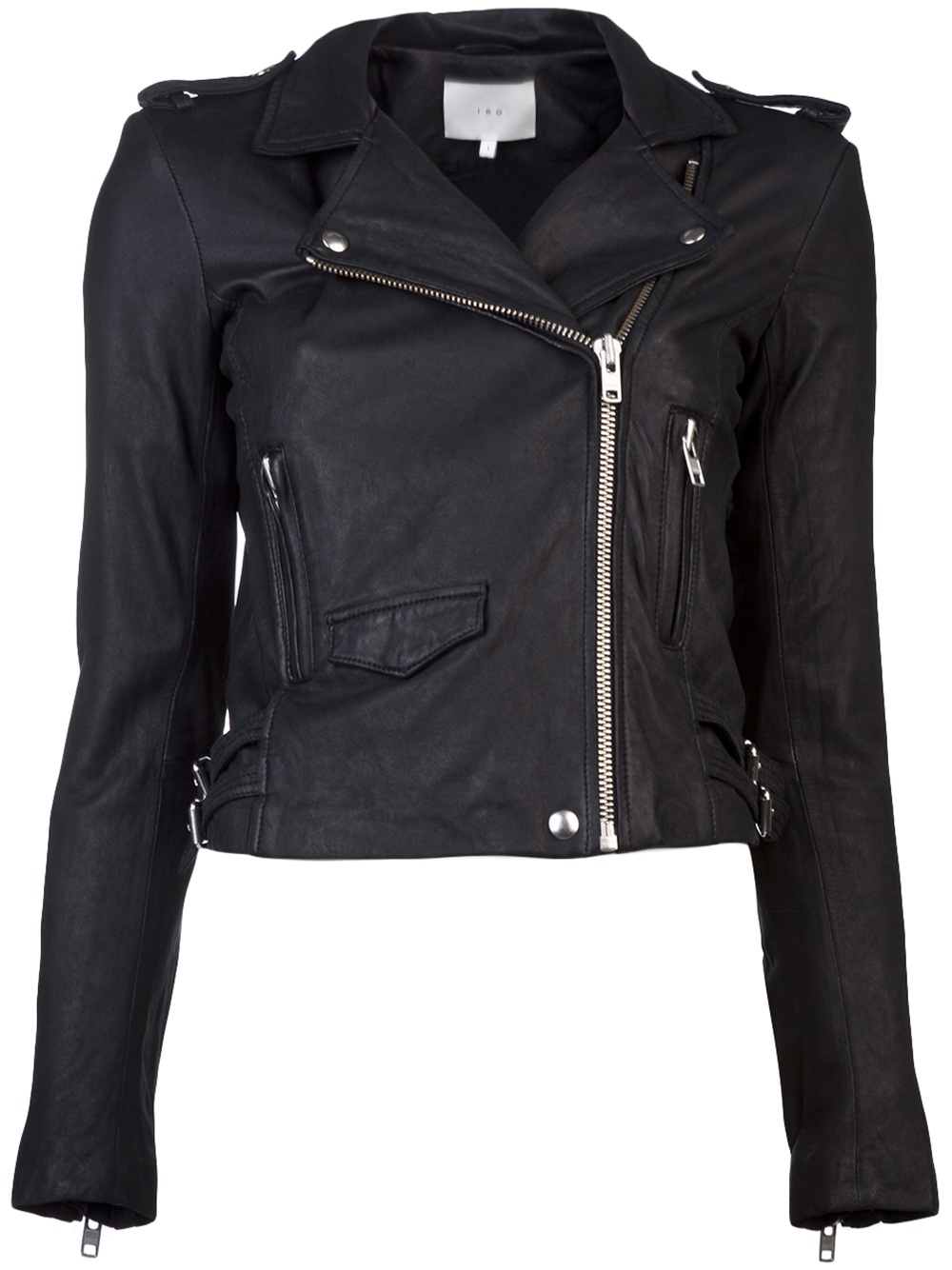 IRO Ashville Leather Biker Jacket in Black - Lyst