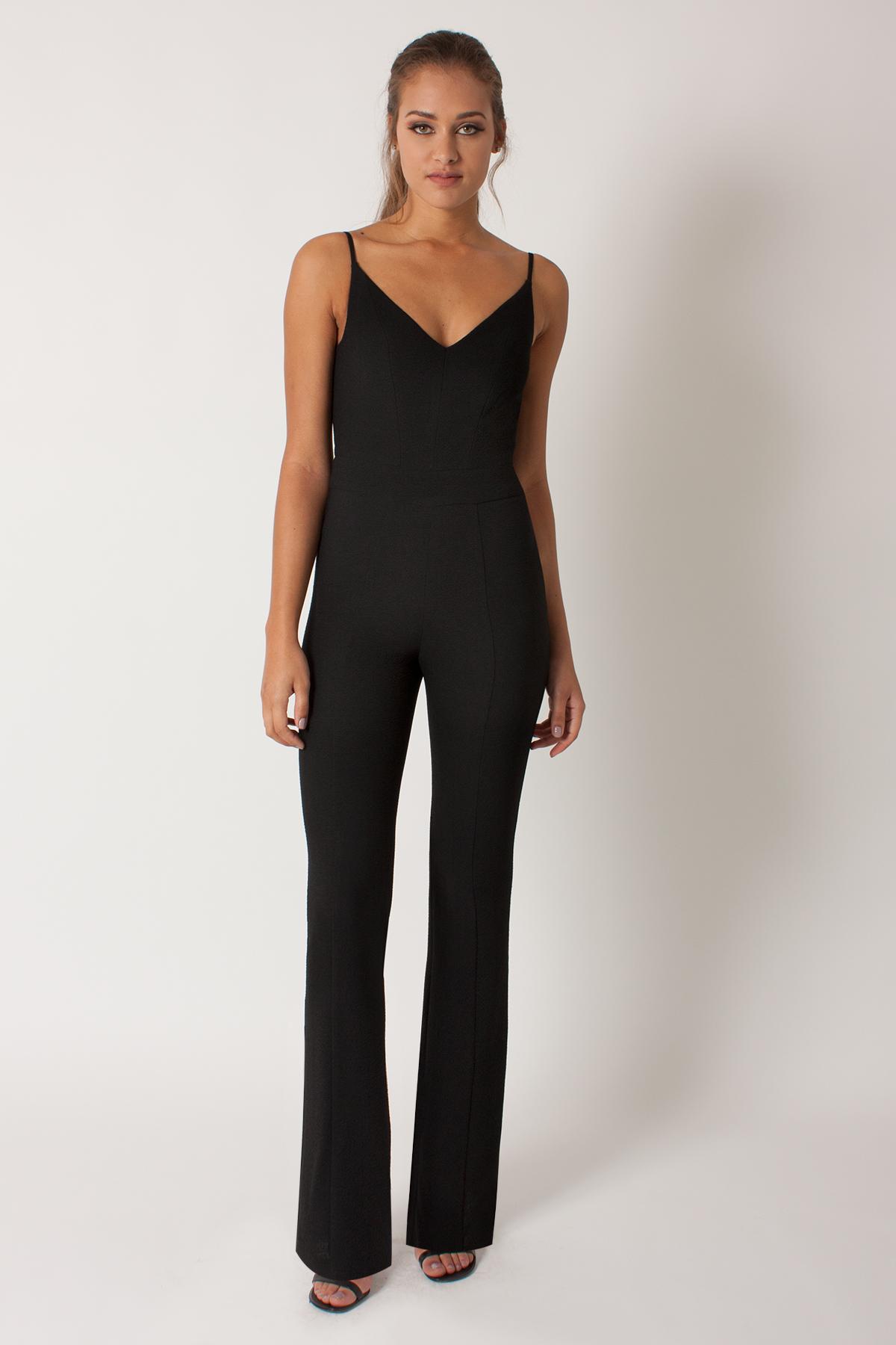 Lyst Black Halo Maja Jumpsuit In Black