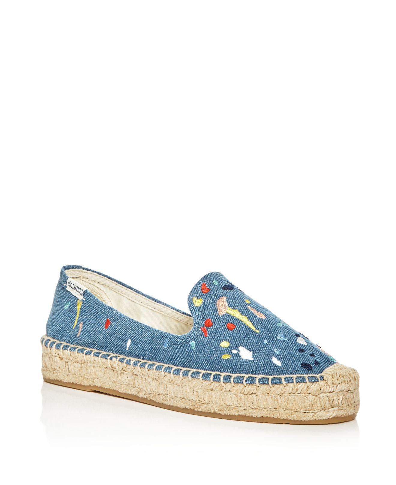 blue flat espadrilles womens flats