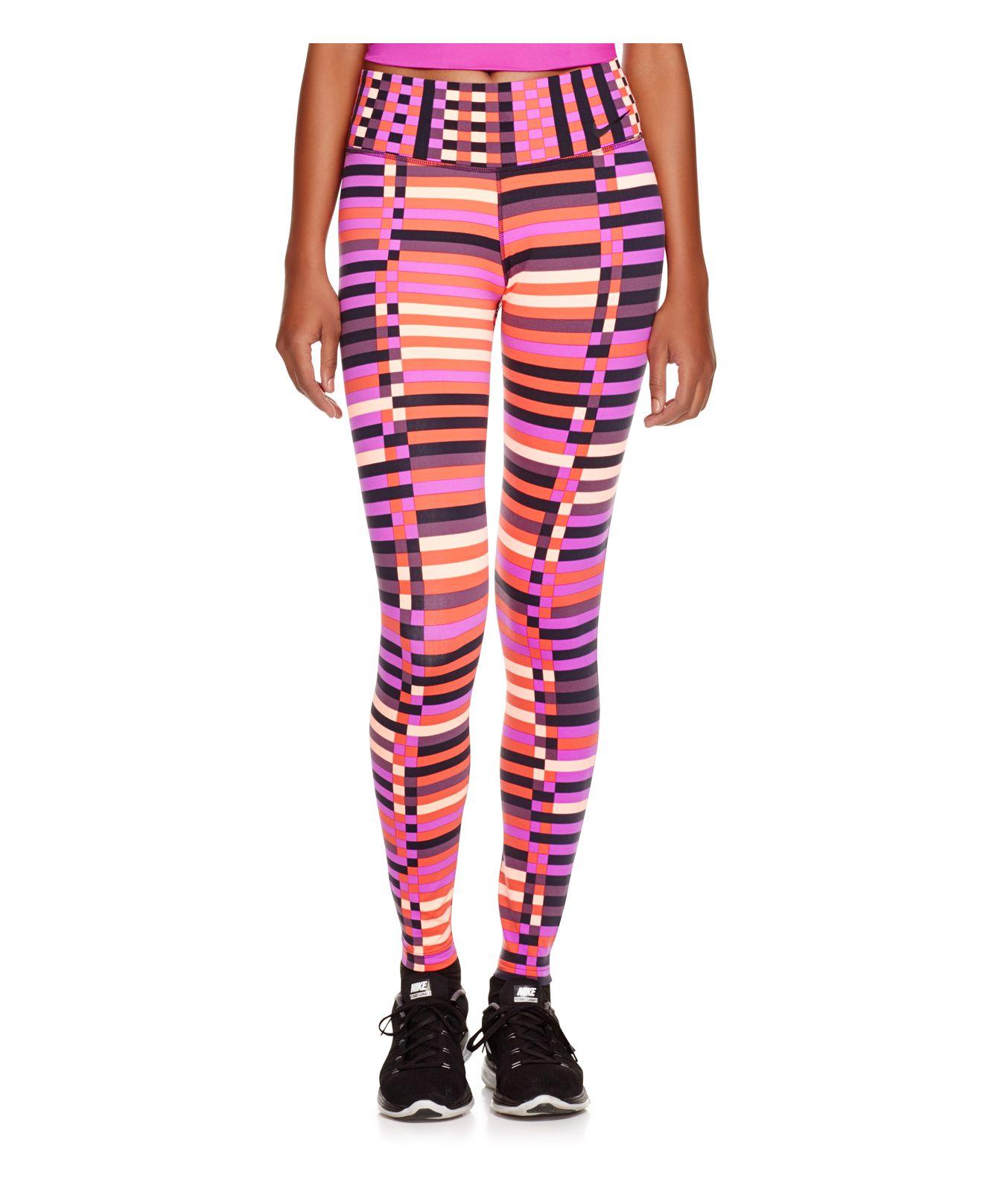 Lyst - Nike Legendary Printed Leggings in Purple