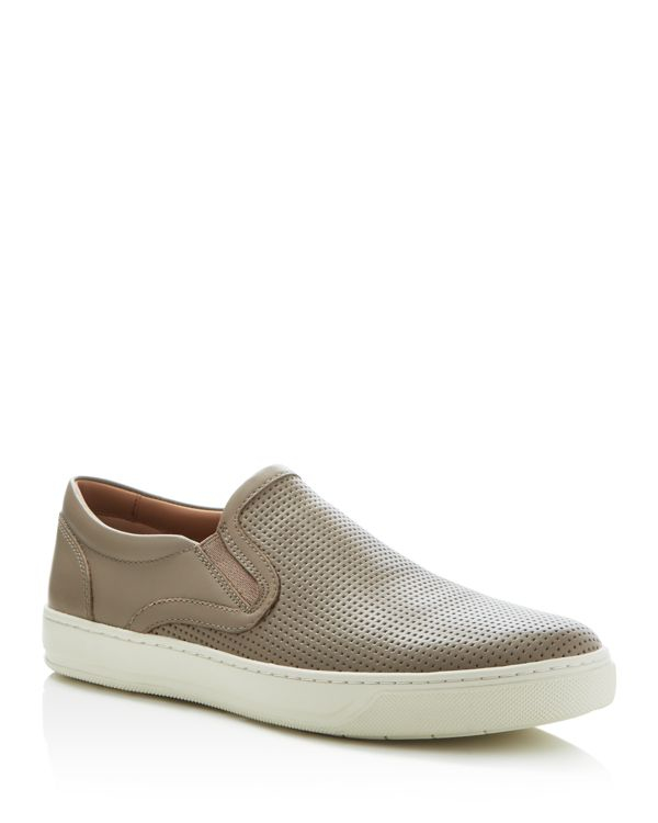 vince mens sneakers vince ace perforated slip on sneakers in gray for lyst vince mens sneakers vince ace perforated slip on sneakers in gray for lyst