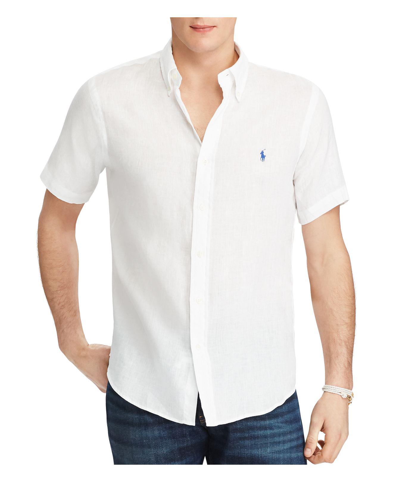 white polo button down shirt