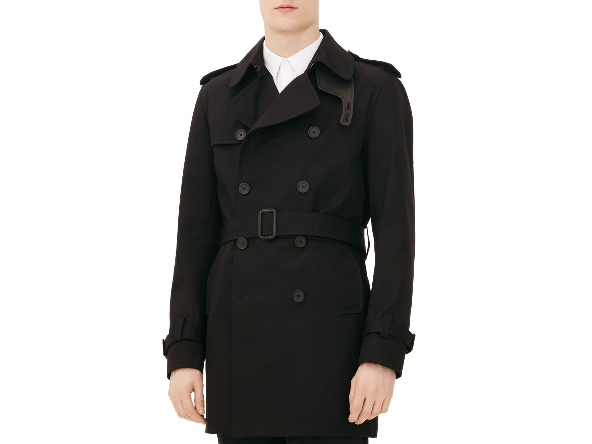 Sandro Magnetic Trench Coat in Black for Men (Noir) - Save 31% | Lyst