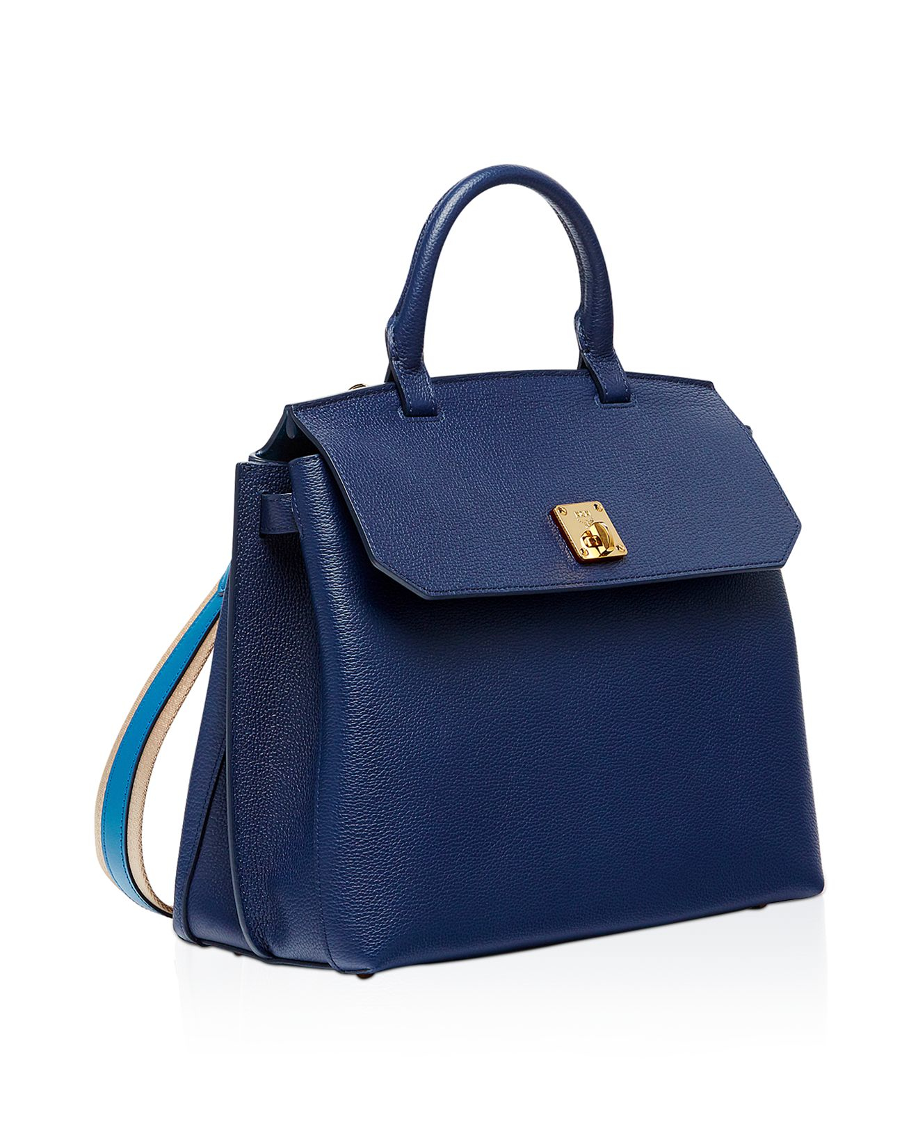 MCM Large Milla Backpack in Blue - Lyst