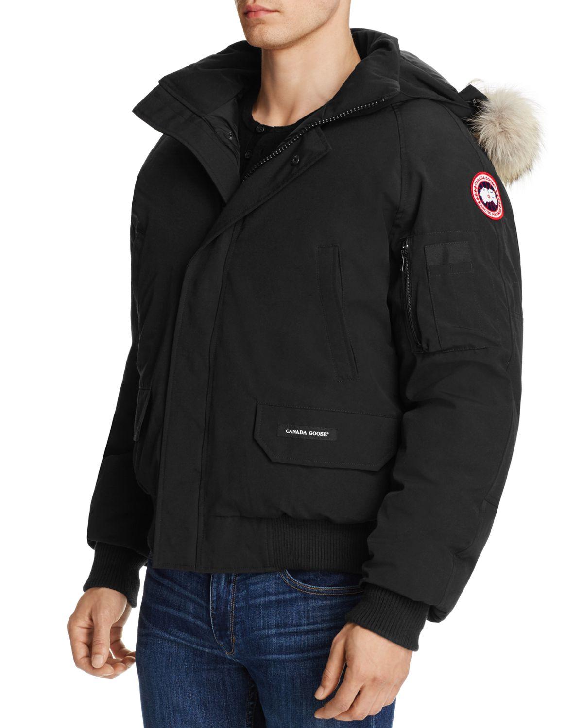 Lyst - Canada Goose Berwick Bomber Down Jacket in Black ...