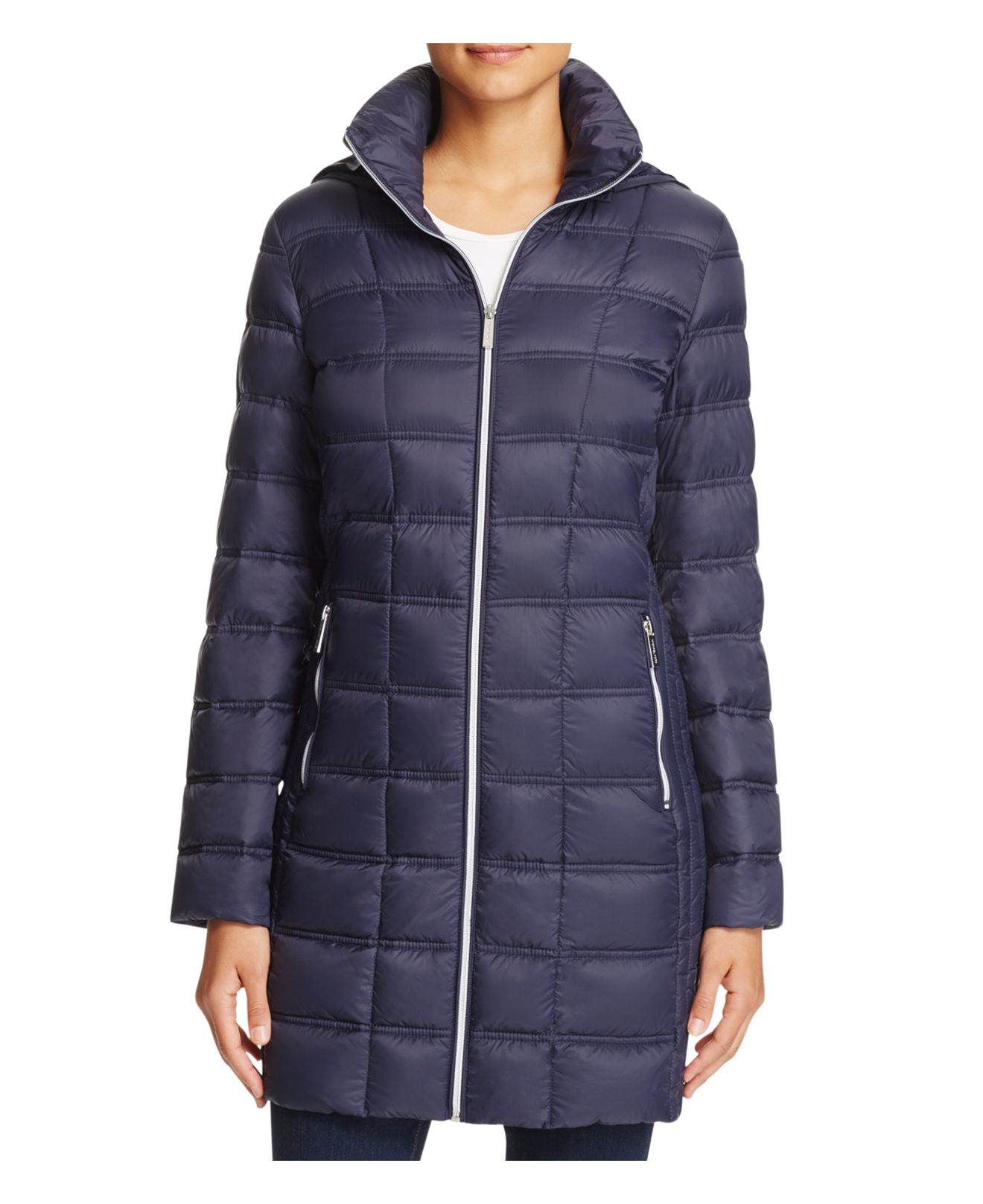 Lyst Michael Michael Kors Lightweight Down Jacket in Blue