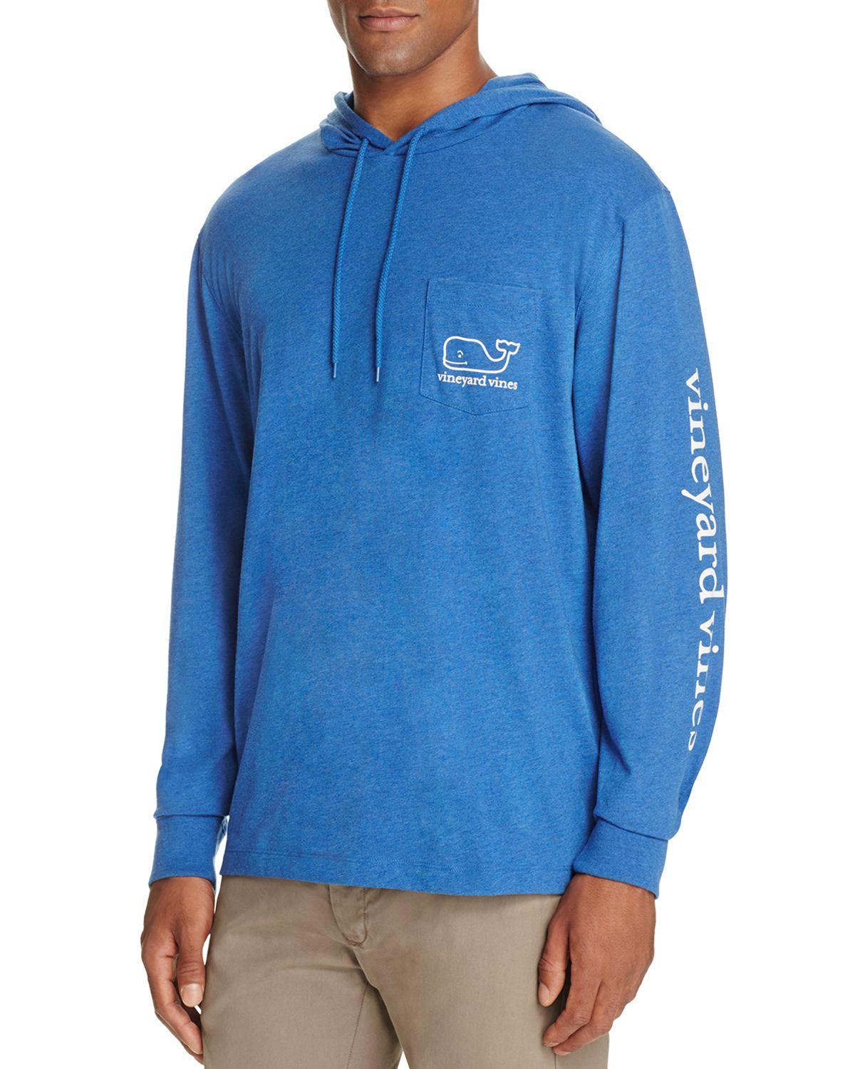 Lyst - Vineyard Vines Heathered Whale Pullover Hoodie in Blue for Men