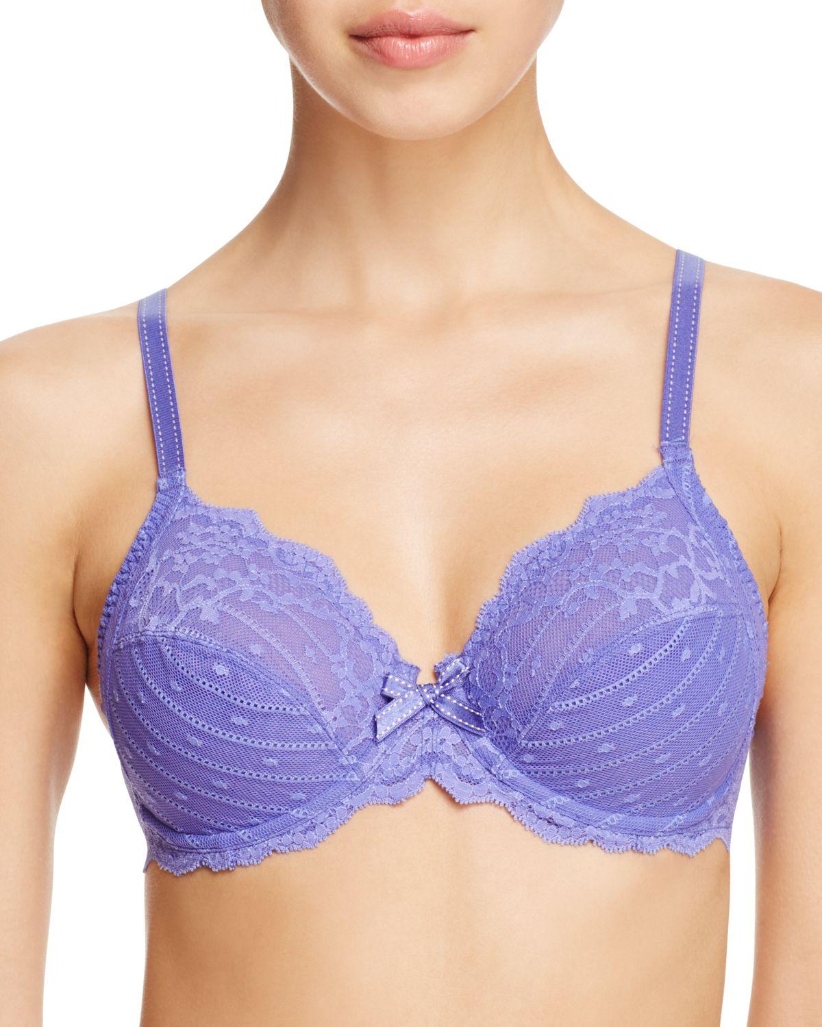 Chantelle Rive Gauche Unlined Underwire Bra 3281 in Purple Lyst