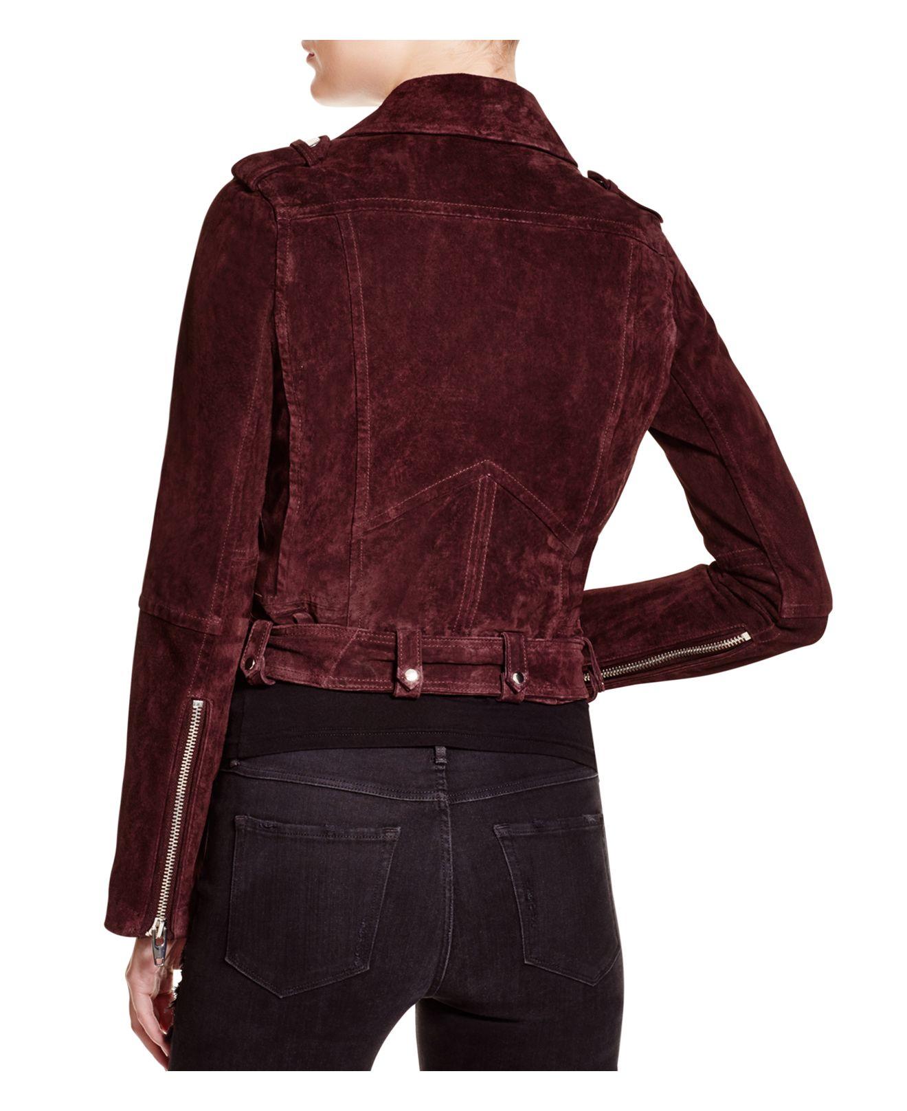 Lyst Blank Nyc Suede Moto Jacket