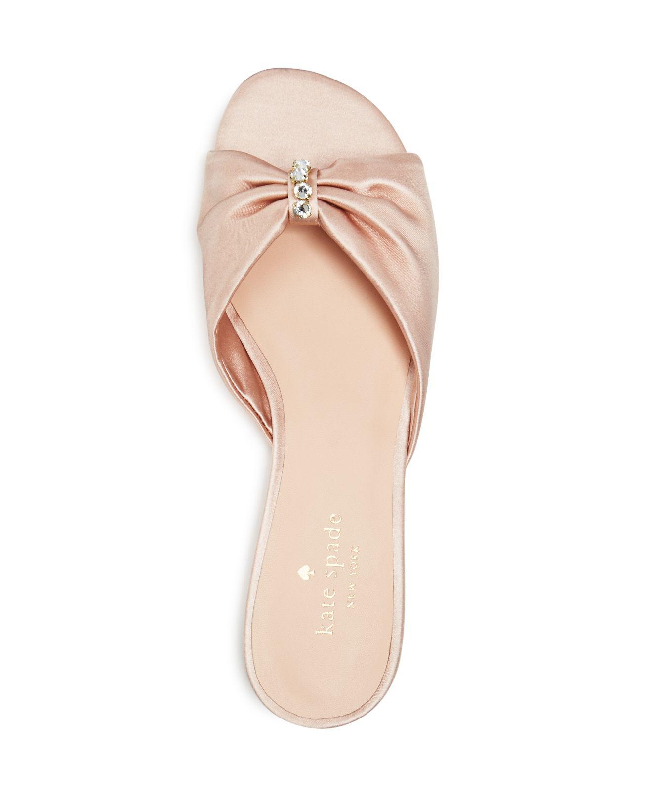 kate spade denim slides
