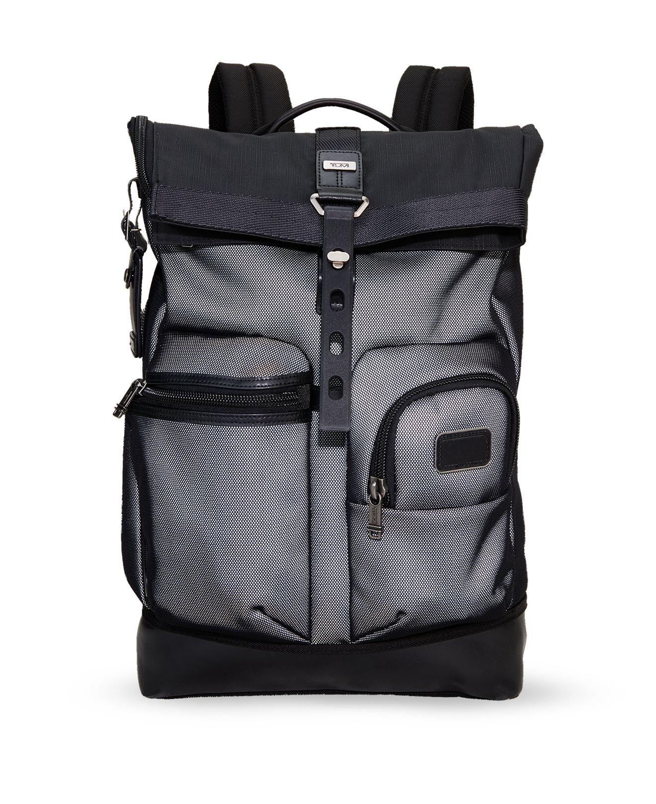 Tumi Alpha Bravo Reflective Luke Roll-top Backpack in ...