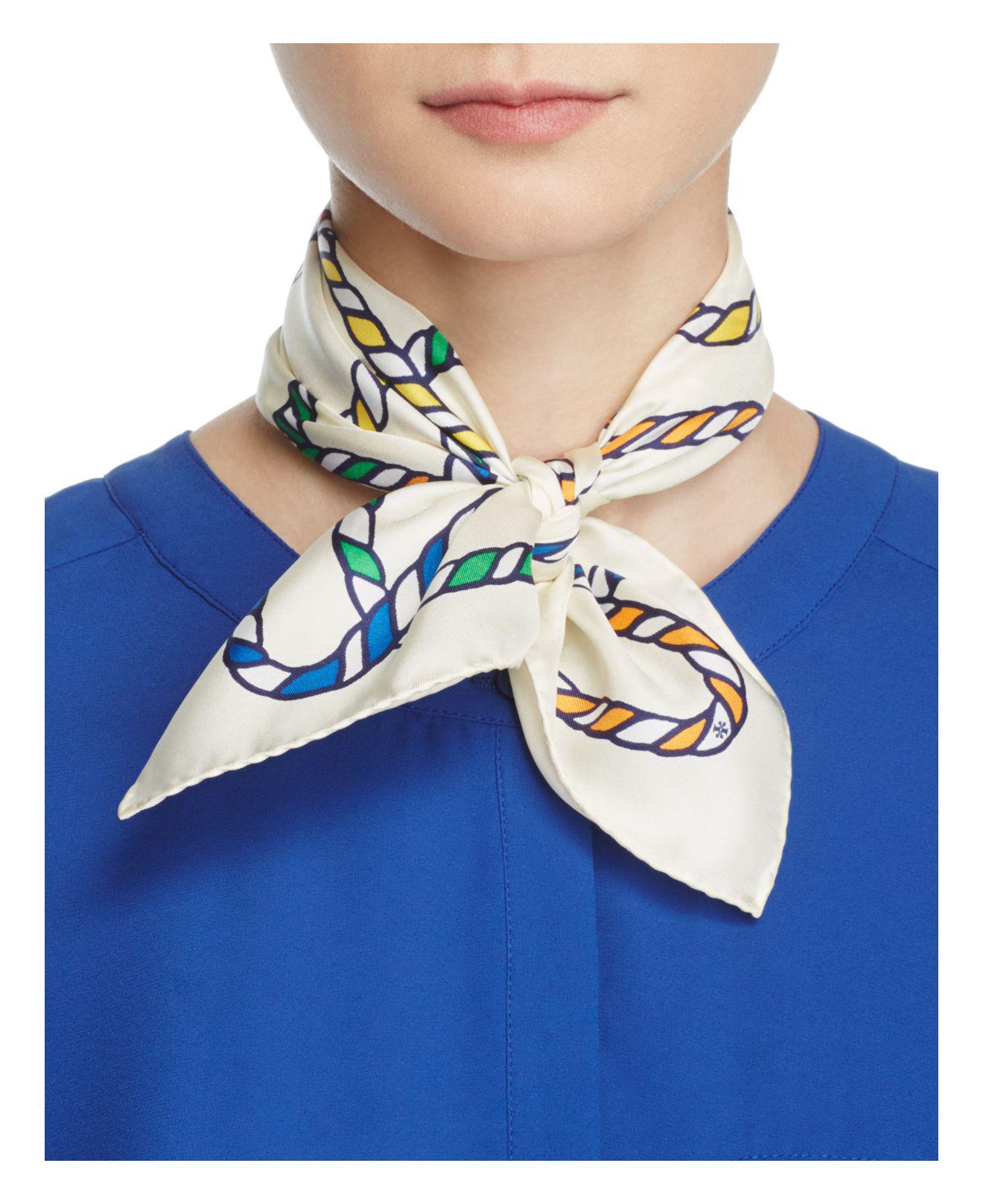 Lyst - Tory Burch Rope Neckerchief