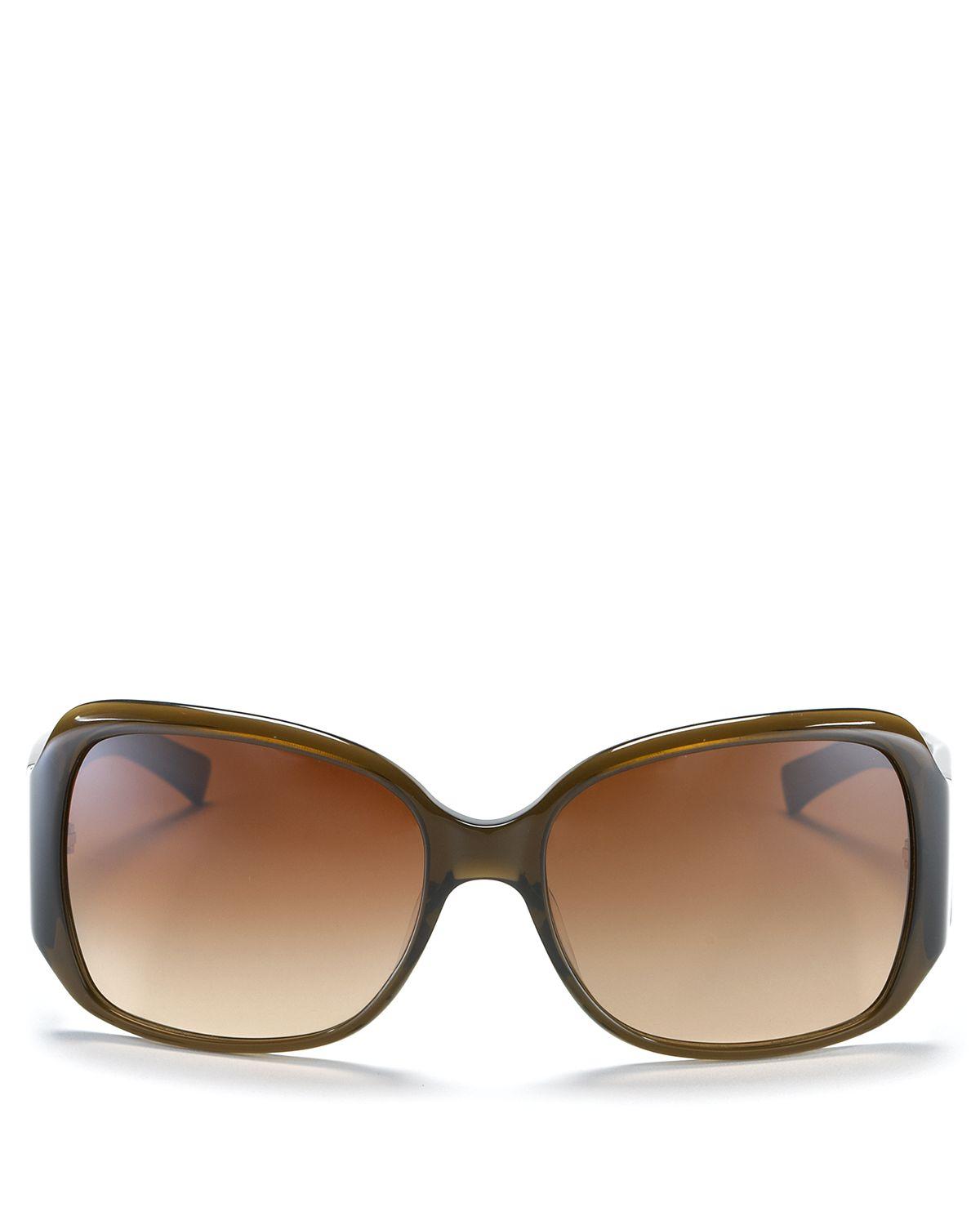 Tory Burch Large Square Sunglasses. 100% UV protection. Smoke fade ...
