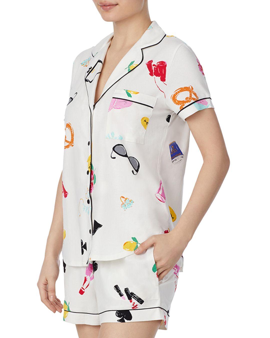 Kate Spade Printed Pajama Set Lyst