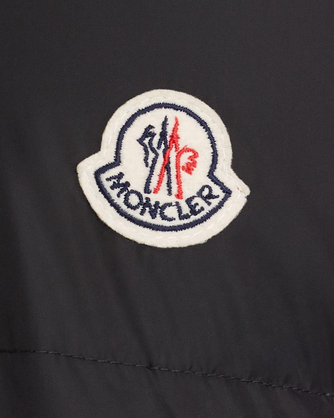 Lyst - Moncler Montclar Logo Trim Down Jacket in Black for Men