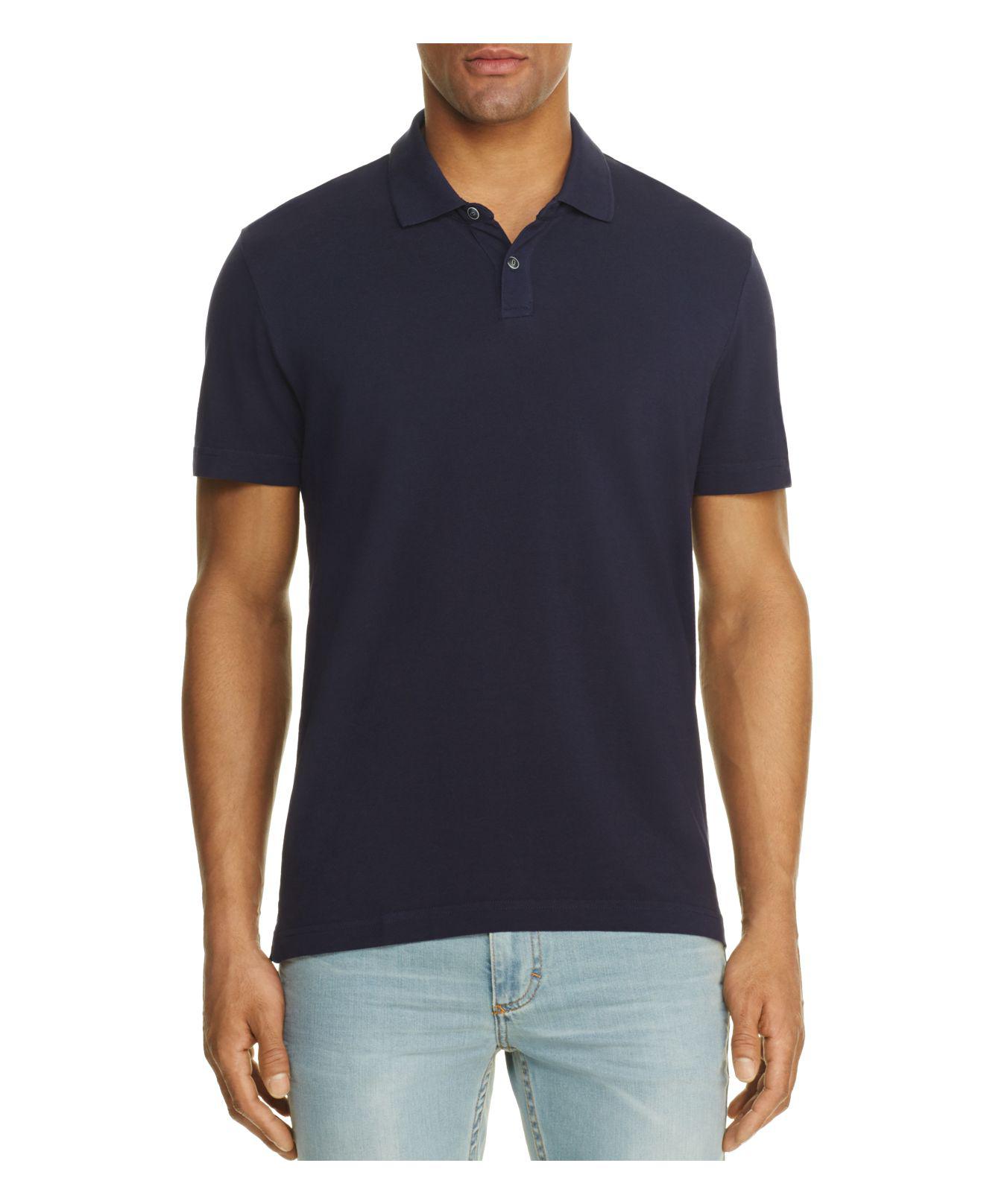 Lyst - Velvet by graham & spencer Willis Regular Fit Polo Shirt in Blue ...