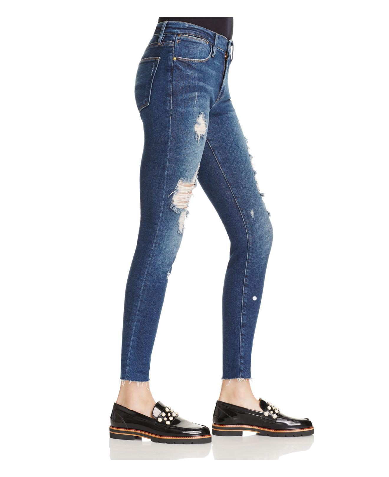 frame le high skinny jeans