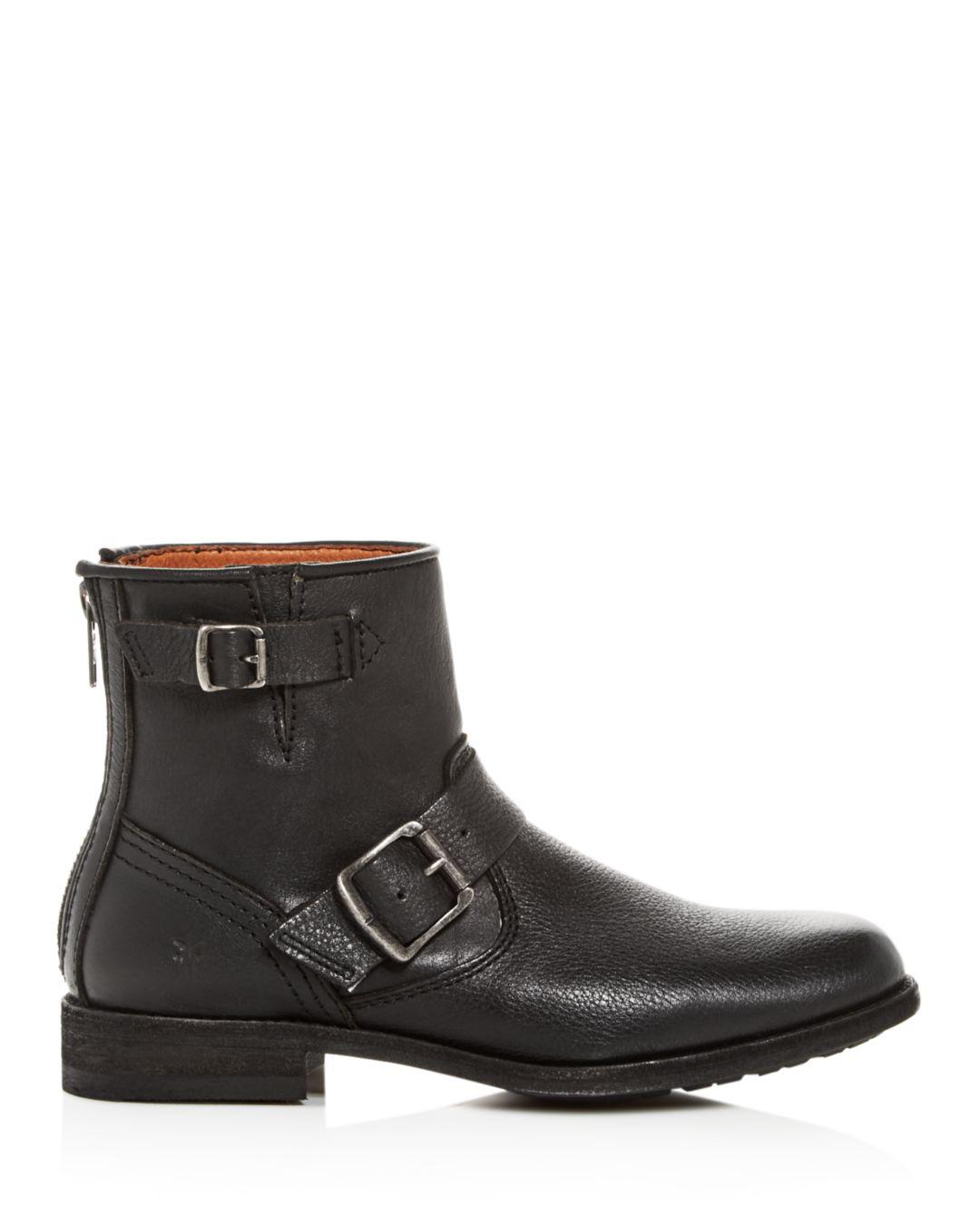 tyler engineer leather boot