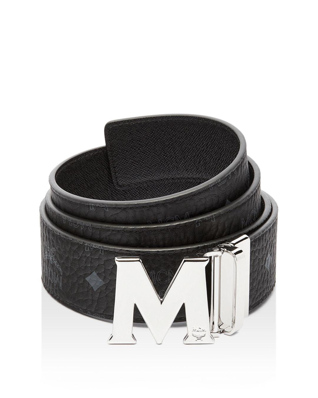 Lyst - MCM Claus Reversible Belt in Black for Men