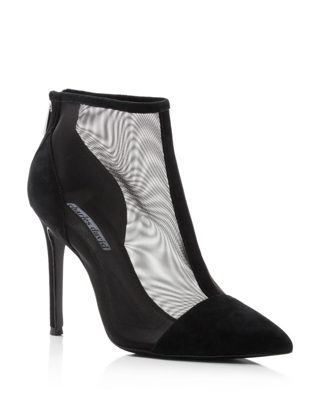 pointed toe high heel booties