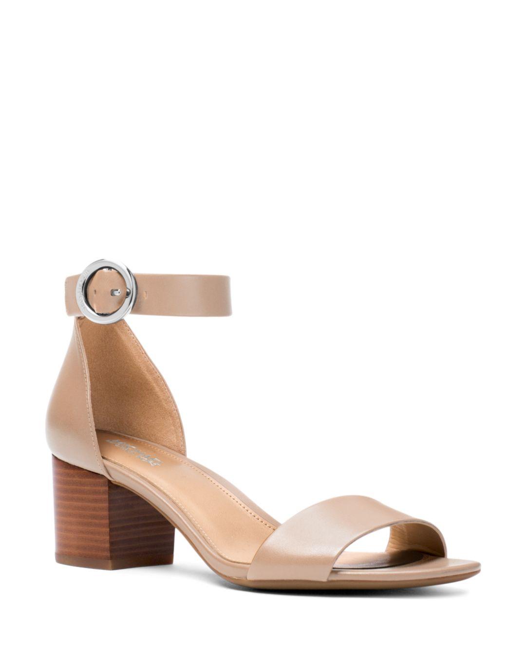 michael kors lena block heel