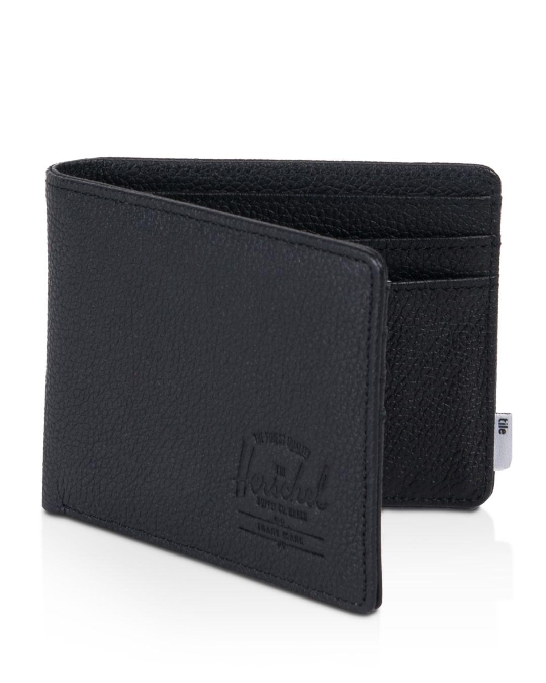 Herschel Supply Co X Tile Leather Roy Wallet In Black For Men Lyst X Tile Leather Roy Wallet In Black For Men Lyst