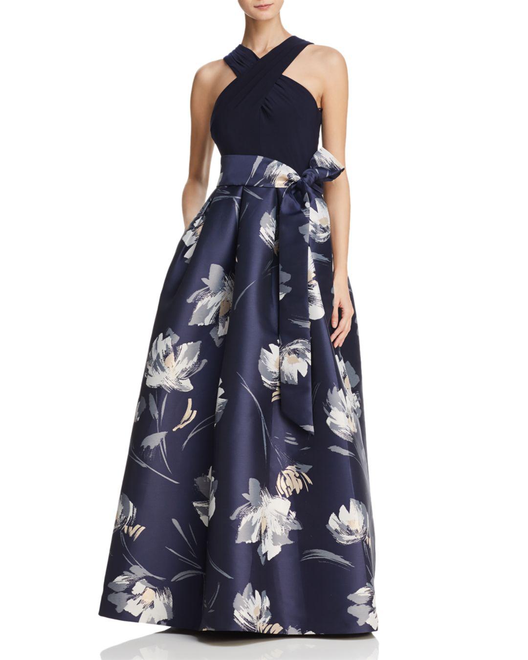 eliza j blue gown