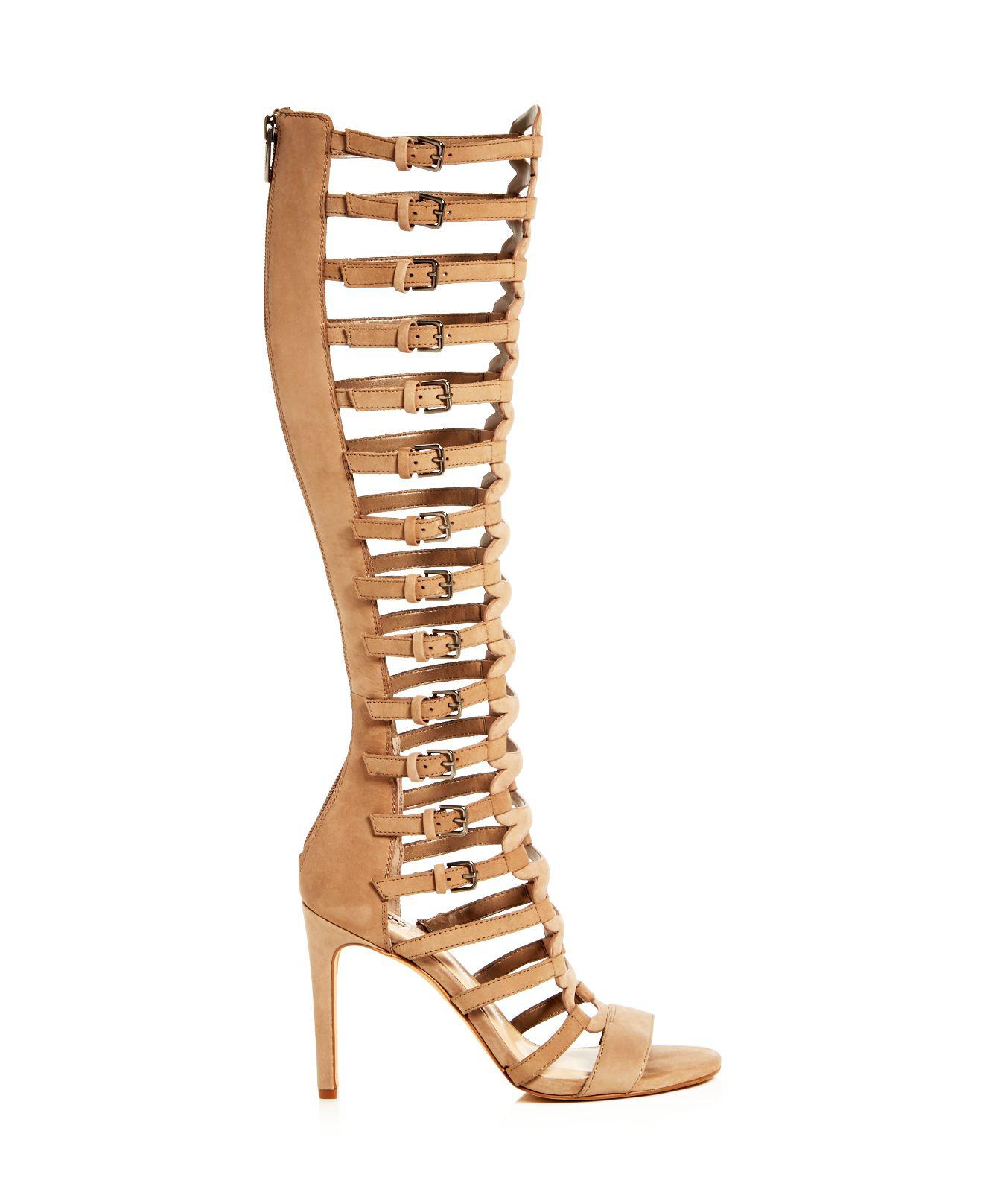 Lyst - Vince Camuto Chesta Caged Gladiator Sandals in Natural
