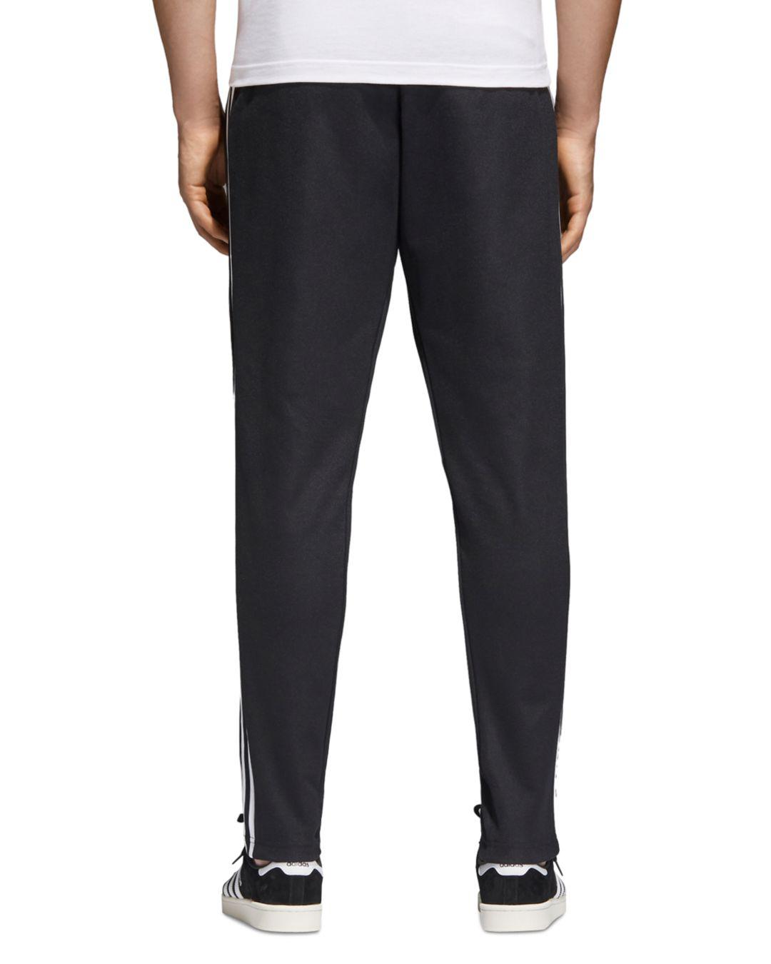 adidas Men's Originals Beckenbauer Track Pants in Black for adidas Men's Originals Beckenbauer Track Pants in Black for