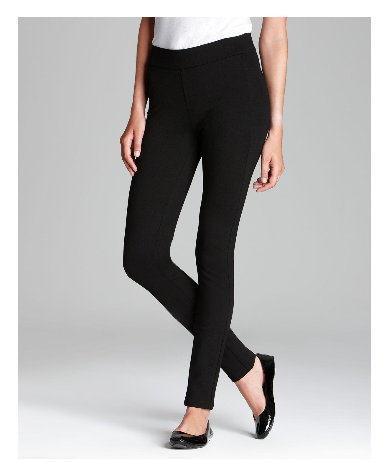 Lyst - NYDJ Ponte Pull-on Pants in Black