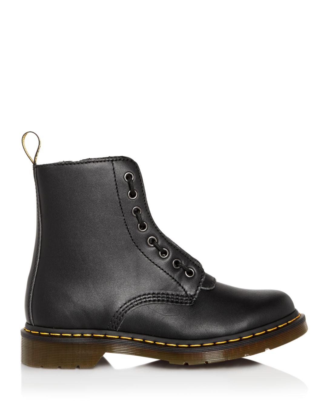 zip combat boot