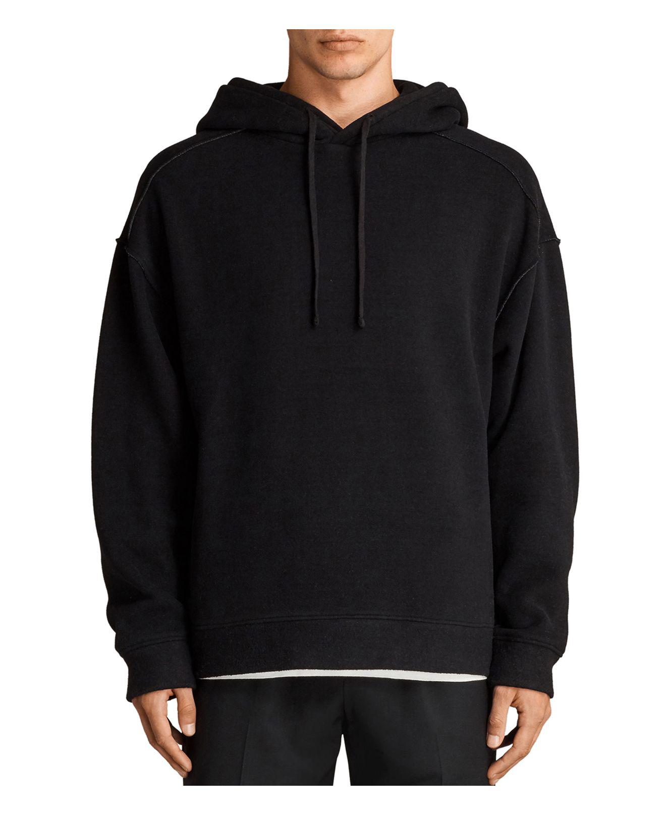 Lyst - Allsaints Cortel Hoodie in Black for Men