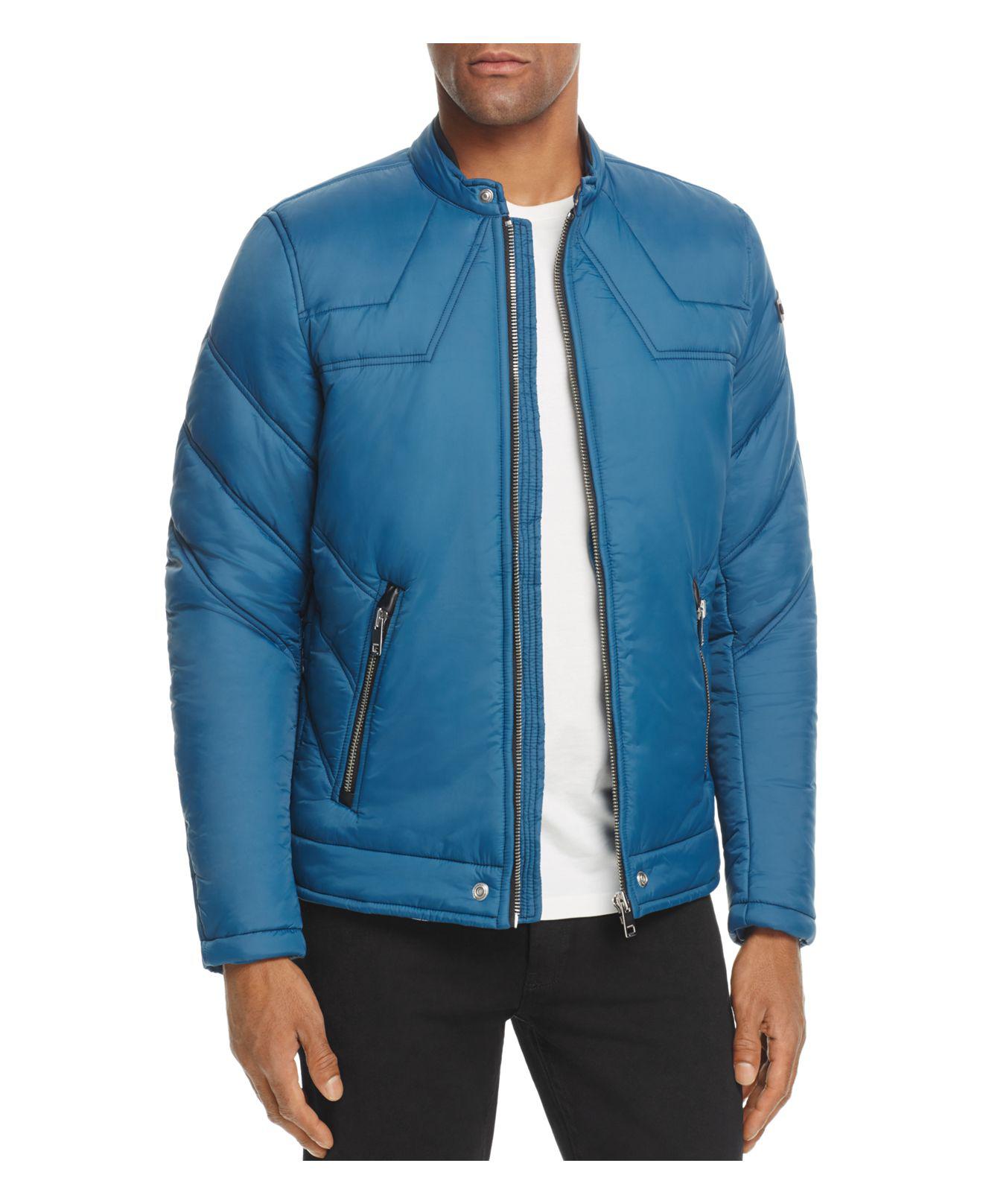 Lyst - Diesel W-deacon Zip Puffer Jacket in Blue for Men