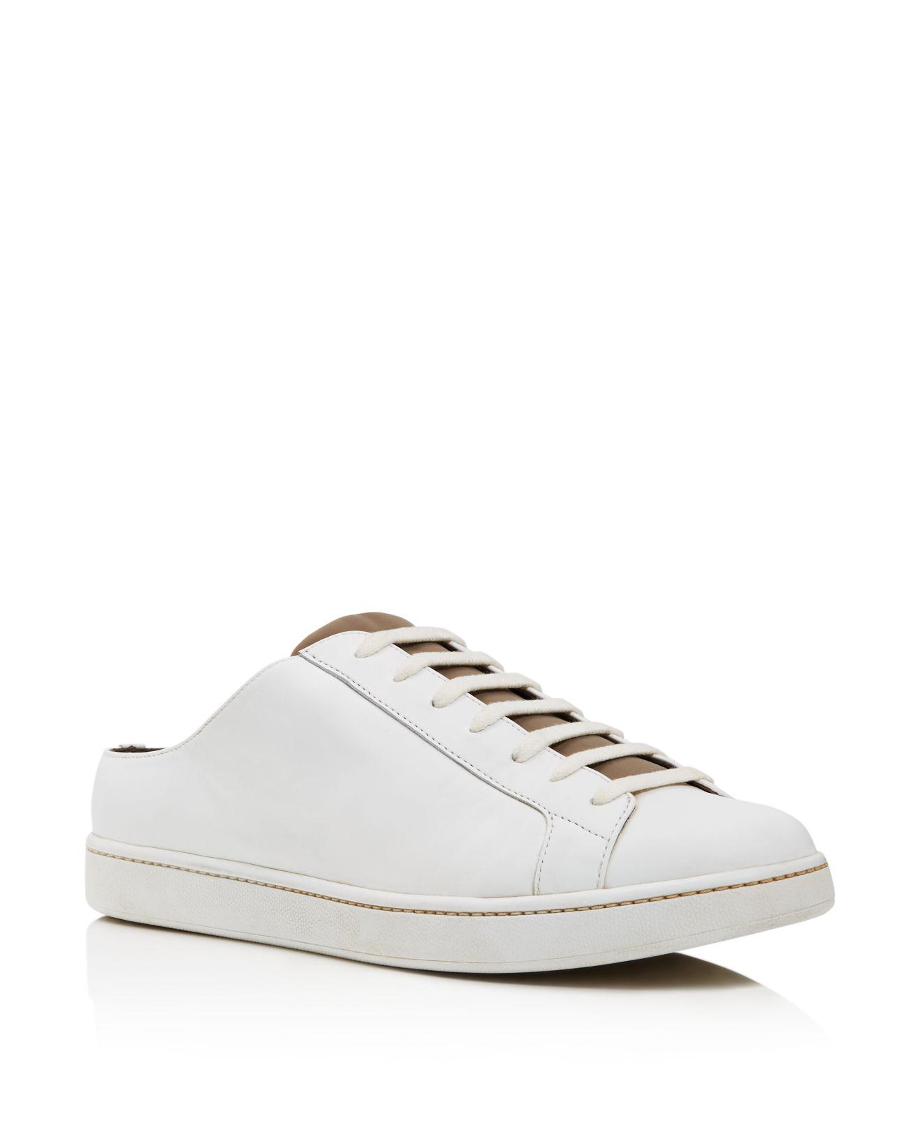 backless canvas sneakers
