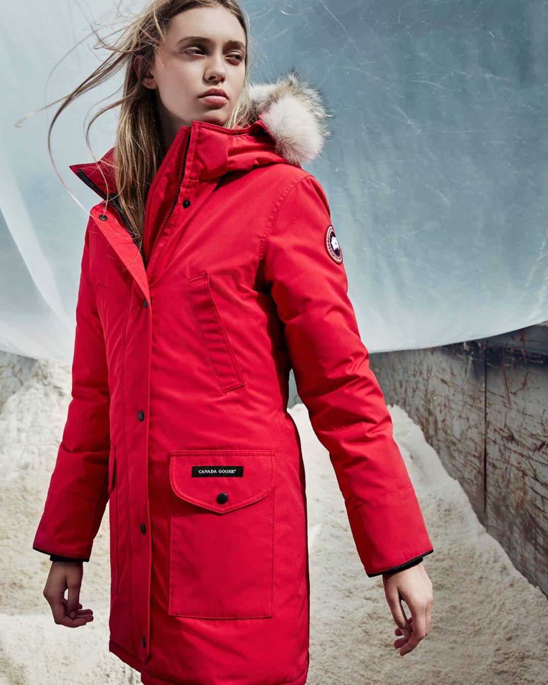 canada goose red trillium parka canada goose red trillium parka