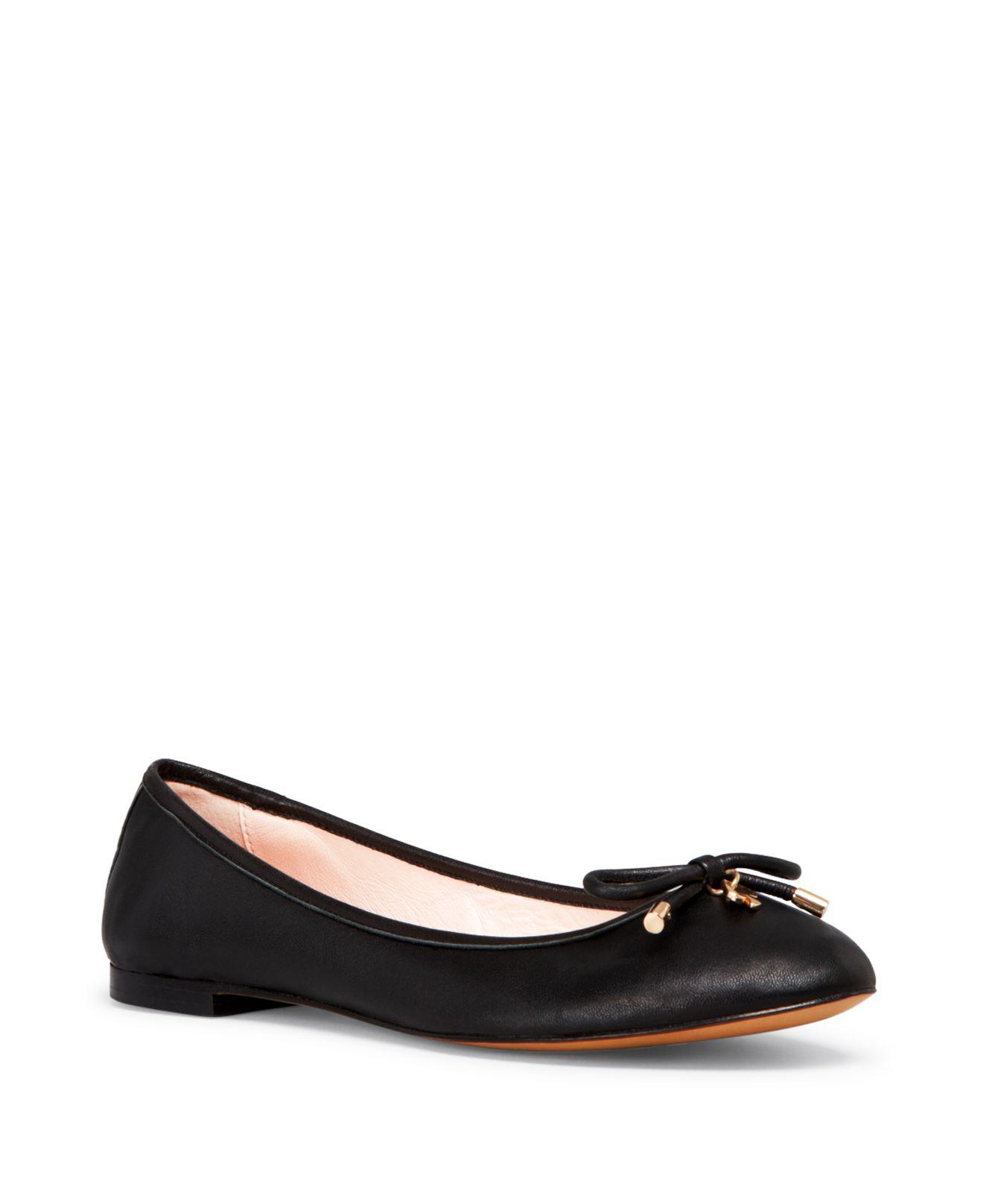 Lyst - Kate Spade New York Willa Bow Ballet Flats in Black