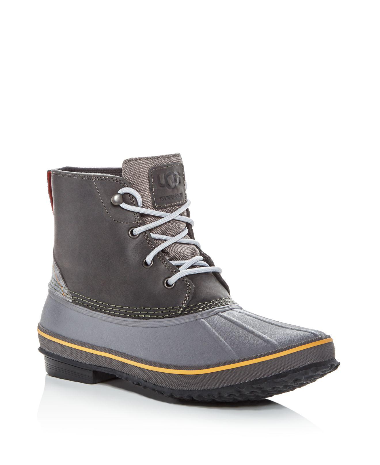 Lyst - Ugg Men's Zetik Waterproof Leather Duck Boots for Men