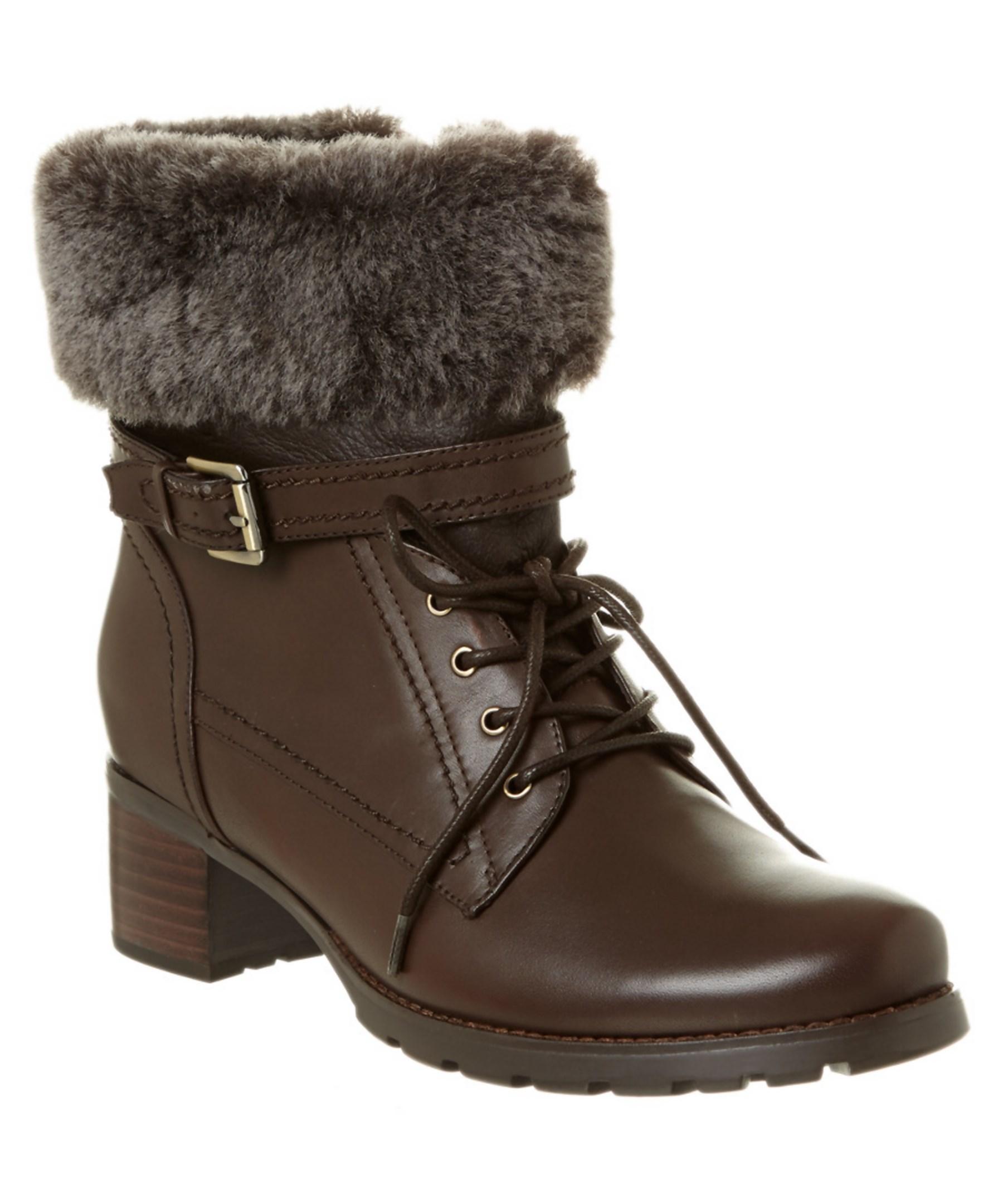 Blondo Fiory Waterproof Leather Bootie in Brown  Lyst