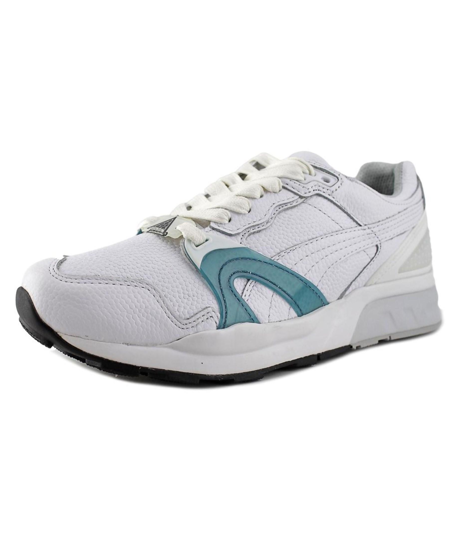 round toe white sneakers