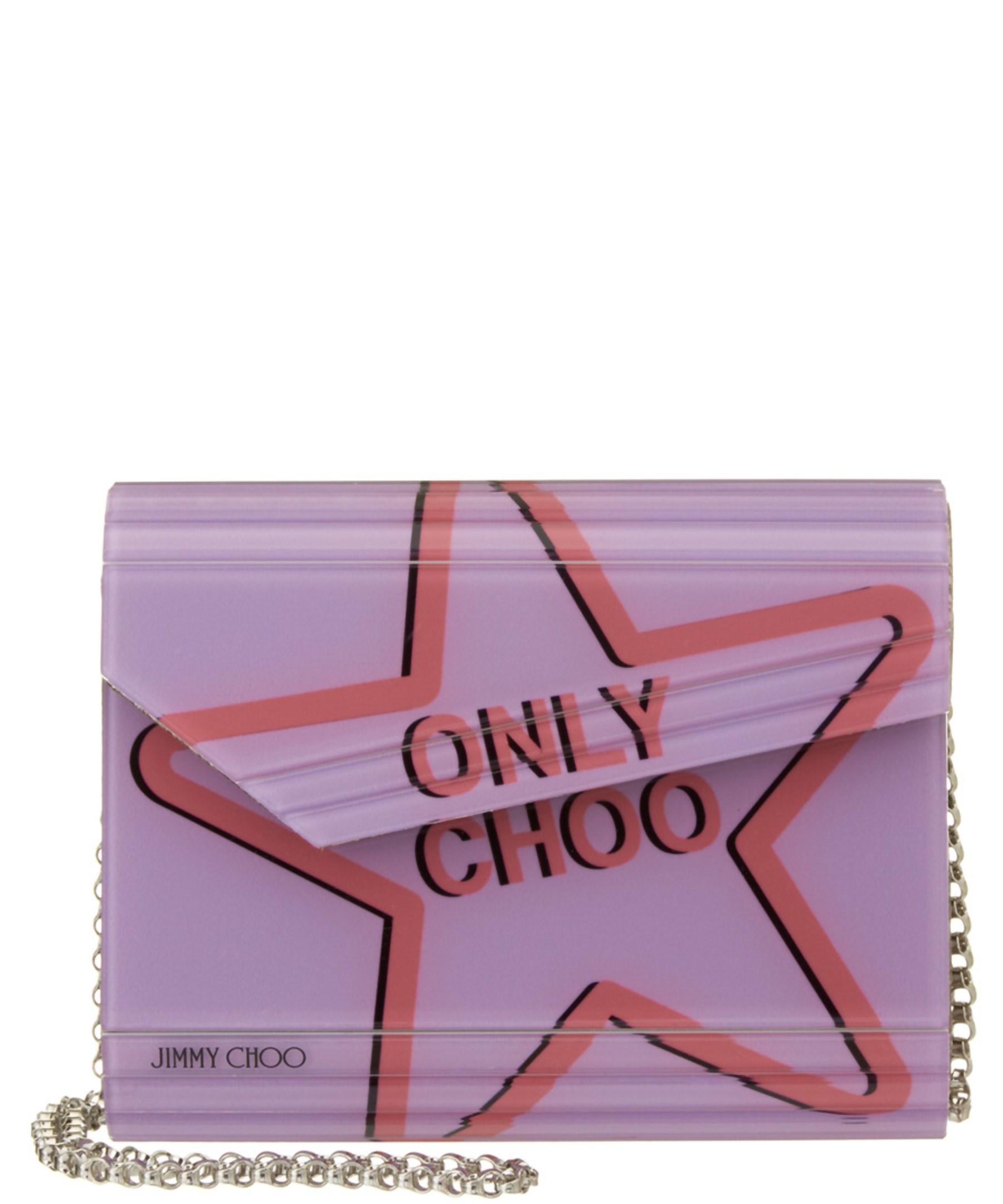 jimmy choo acrylic clutch sale