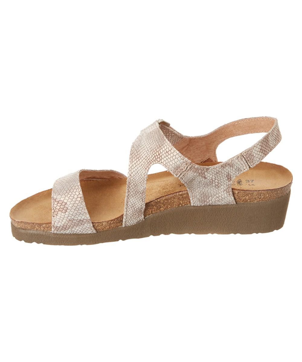 Naot Women's Pamela Two Strap Sandals White Leather