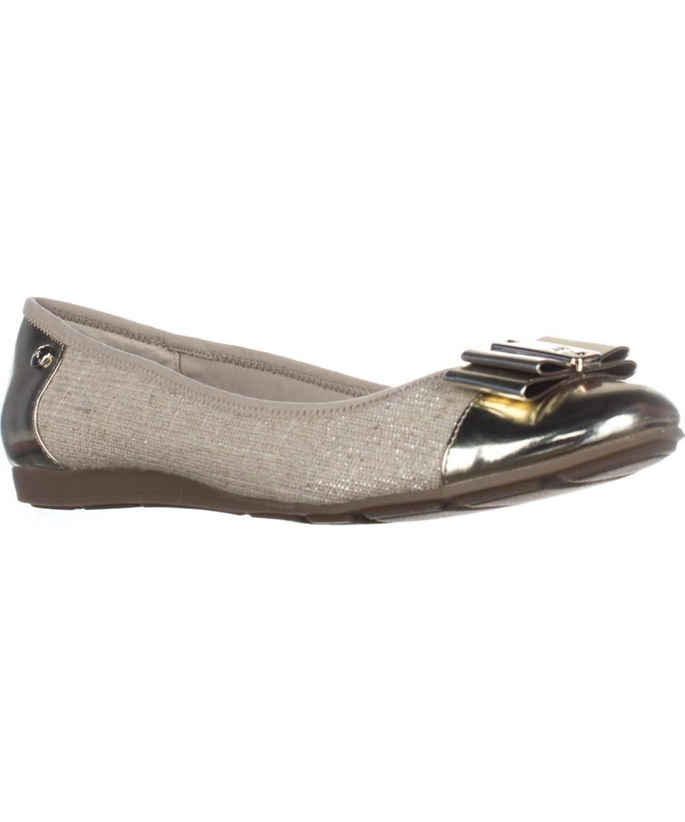 Lyst Anne Klein Aricia Bow Toe Ballet Flats, Natural gold Multi in ... Lyst Anne Klein Aricia Ballet Bow Toe Ballet Aricia Flats, Natural gold Multi in ... e06aff