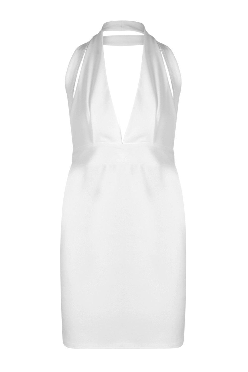 Strappy Open Back Detail Bodycon Dress