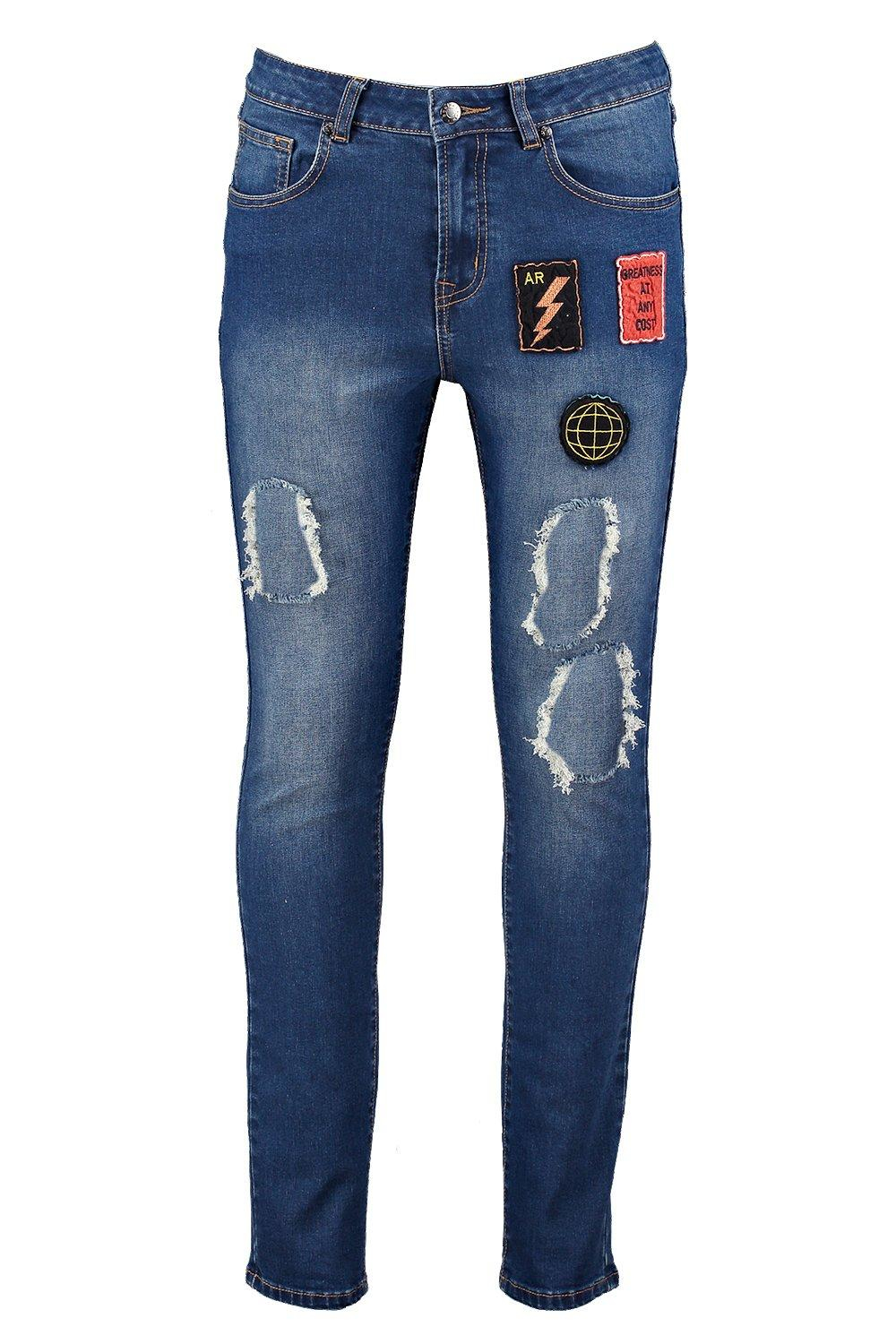 boohoo distressed jeans