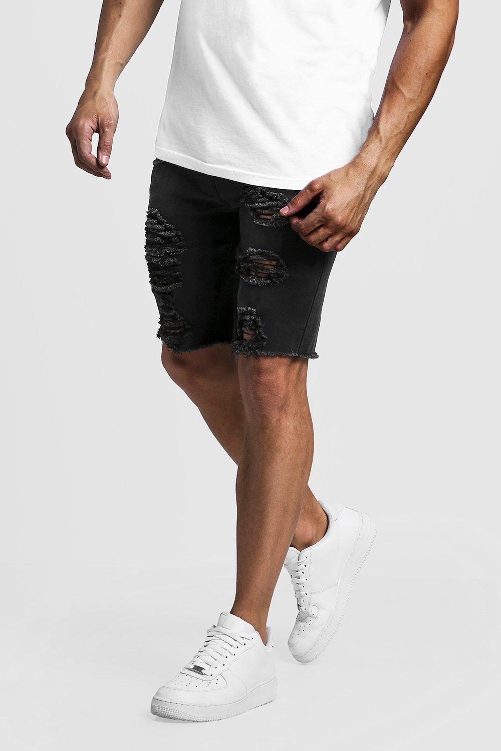boohooman sweat shorts