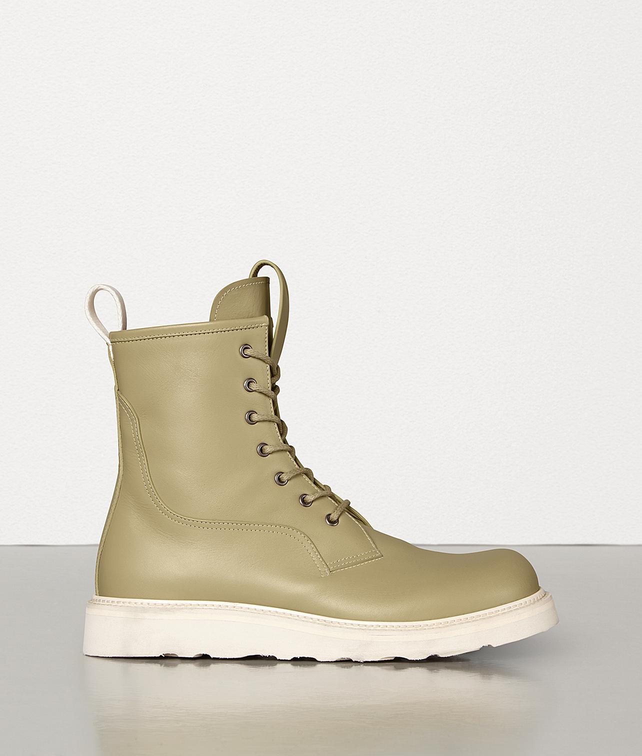 Bottega Veneta Boots In Storm Cuir in Green for Men - Lyst