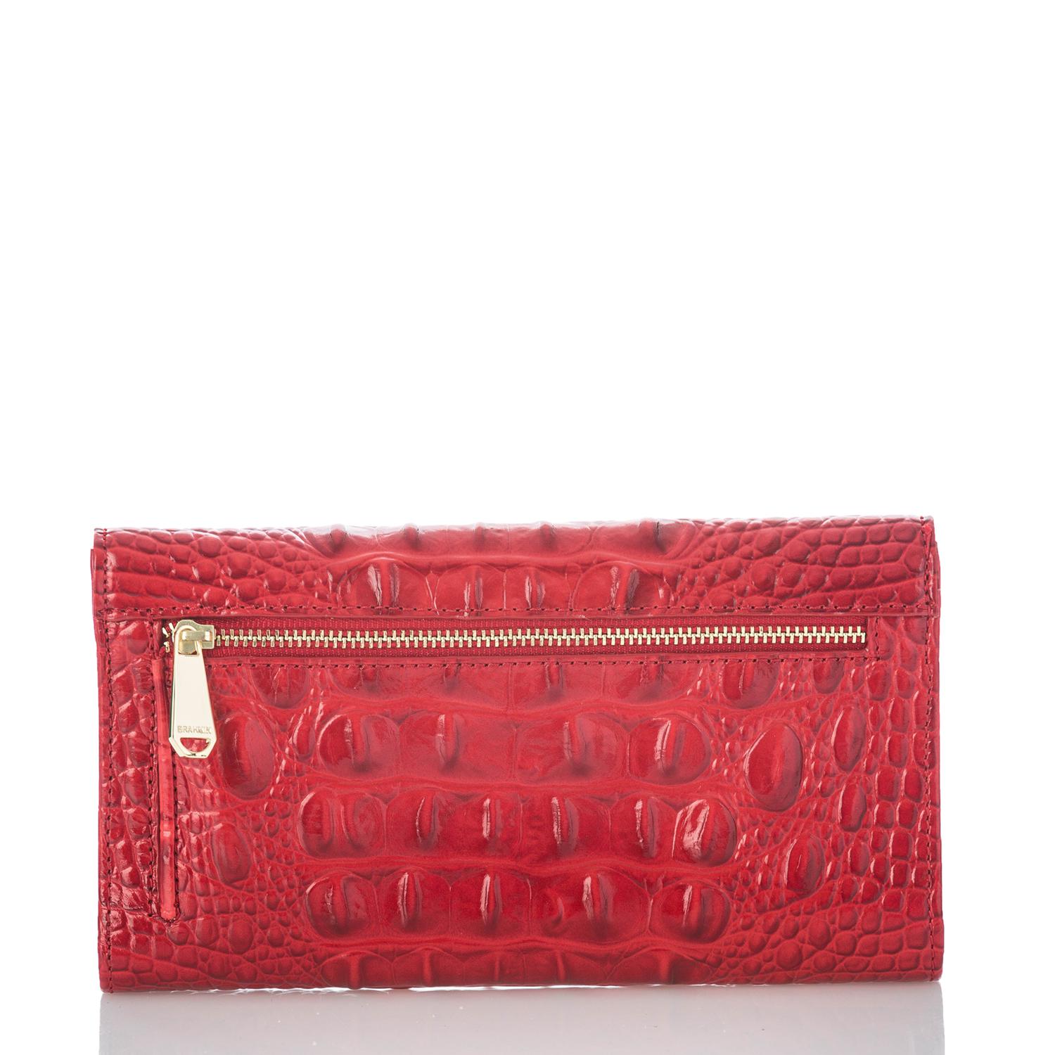 Lyst - Brahmin Soft Checkbook Wallet Melbourne in Red