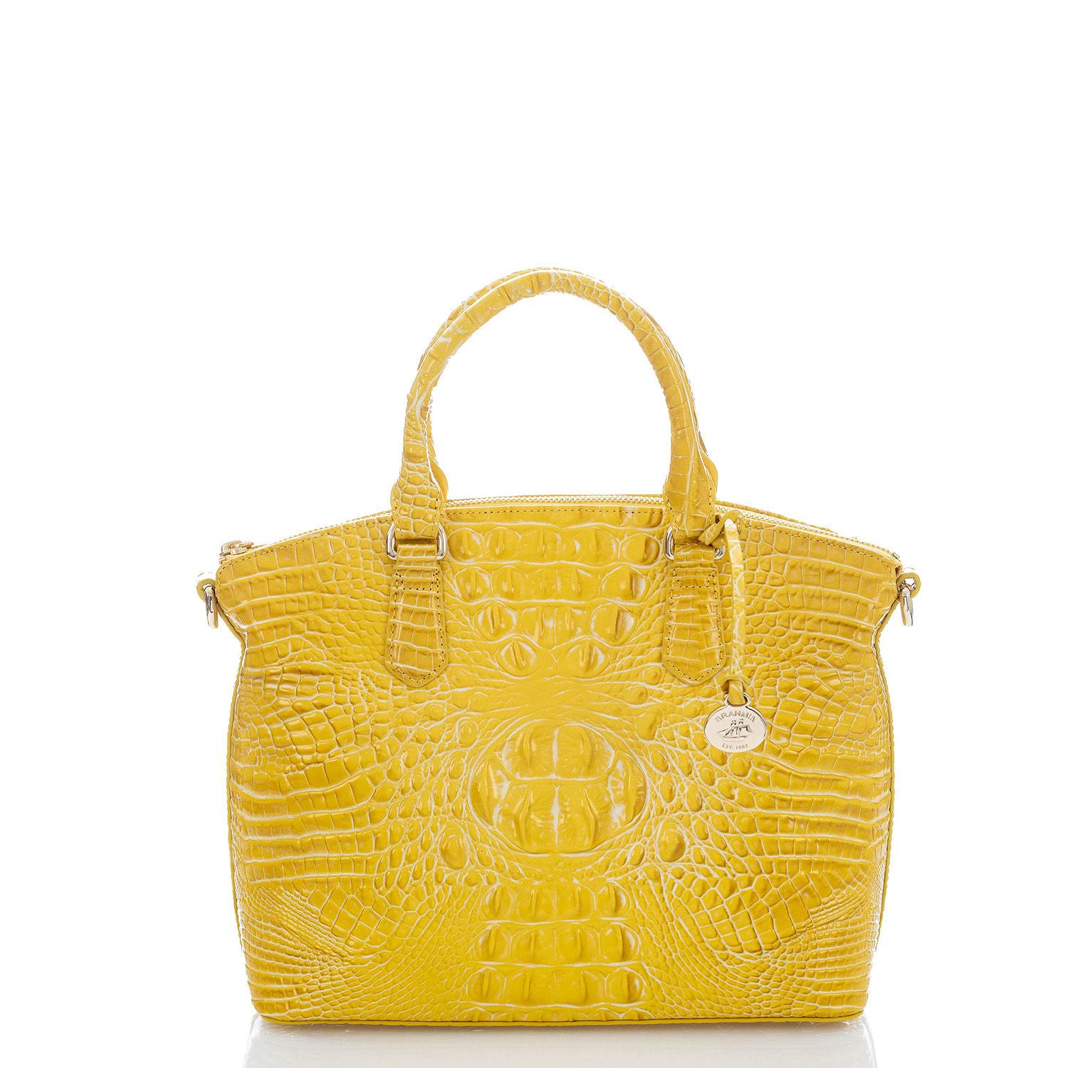 Lyst Brahmin Duxbury Satchel Sunflower Melbourne in Yellow