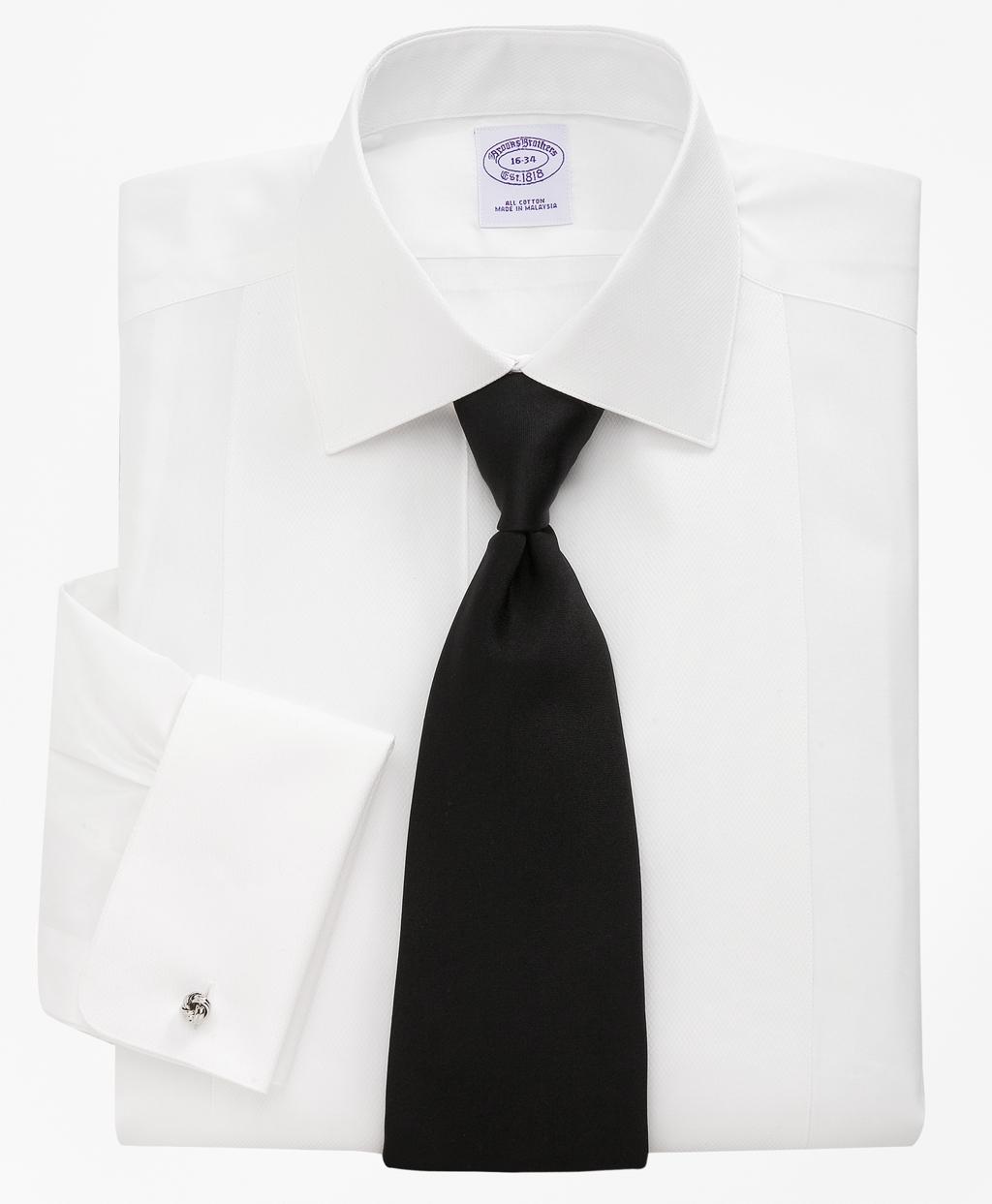 Lyst Brooks Brothers BibFront Spread Collar Tuxedo Shirt in White