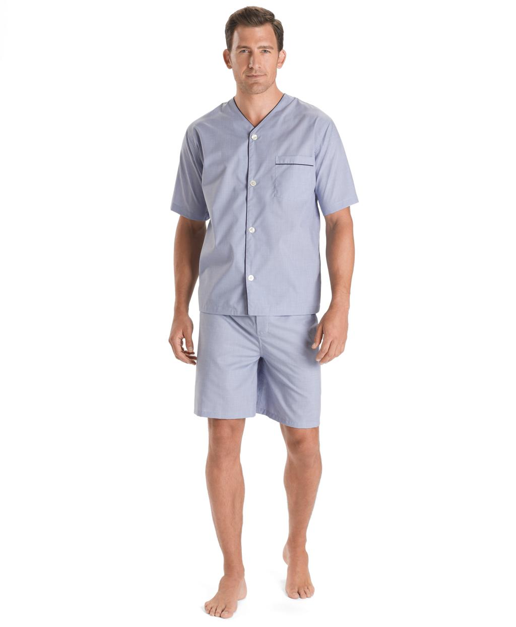 Lyst - Brooks Brothers Wrinkle-resistant Short Pajamas in Blue for Men